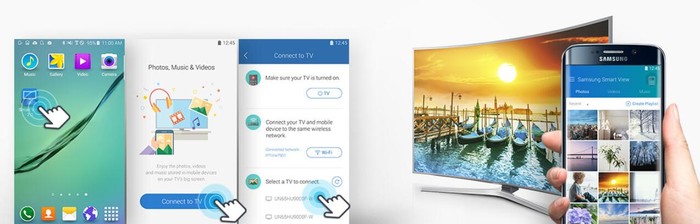 三星電視怎么投屏