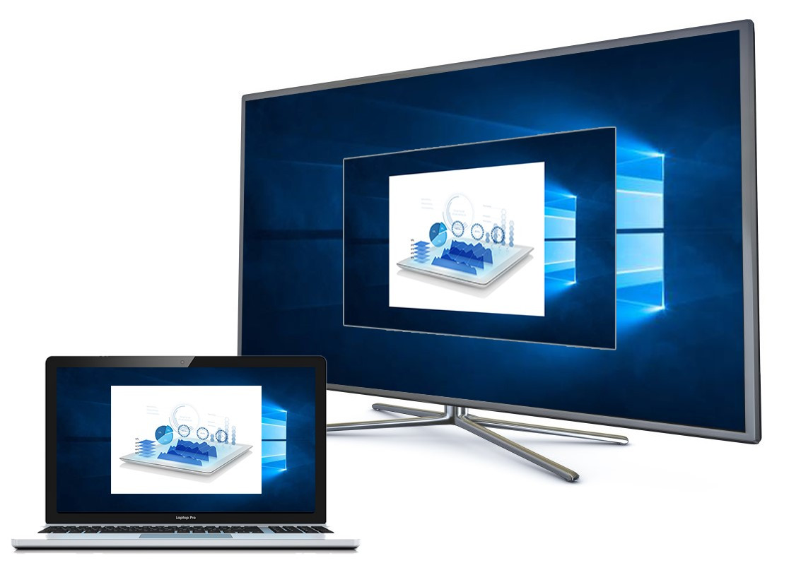 筆記本無線投屏電視