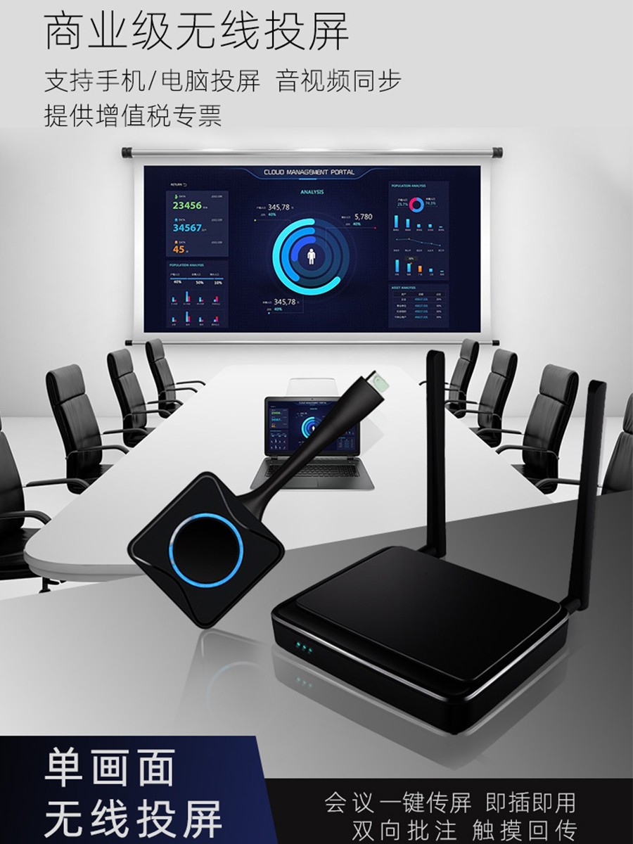 會議投屏，會議室無線投屏設備