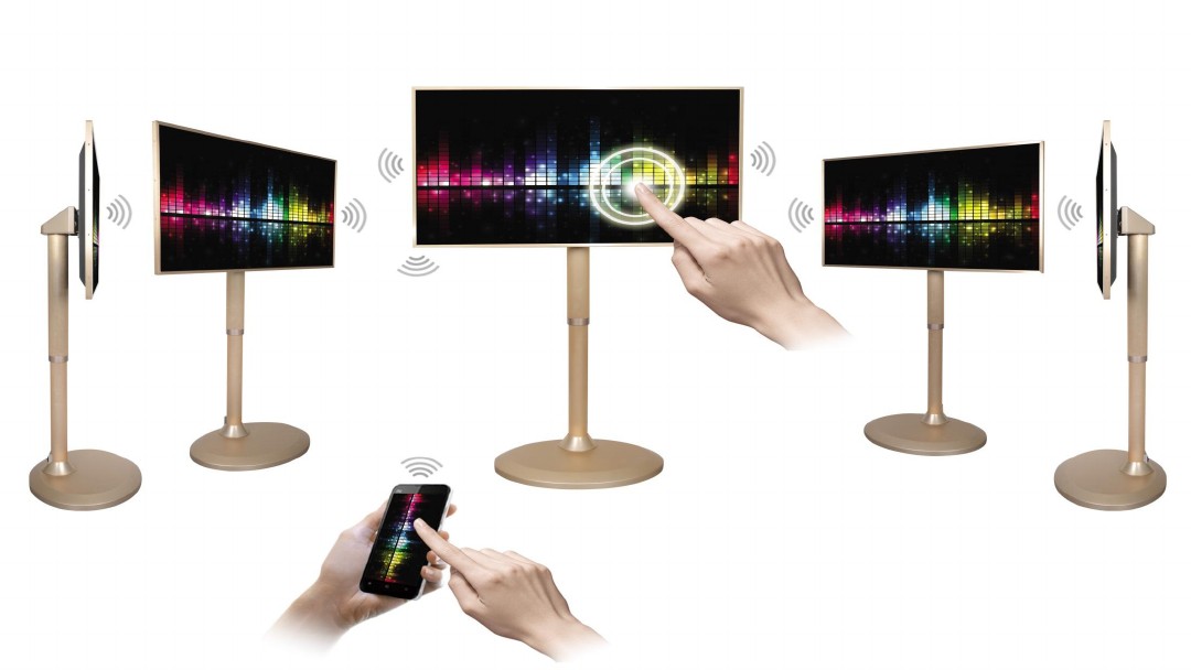 手機一拖8無線投屏